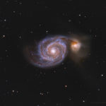 M51 - Feuerrad Galaxie aufgenommen mit C14 EDGE HD - Christoph Kaltseis