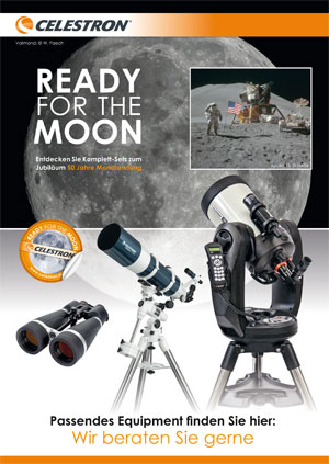 Ready for the Moon - Entdecken Sie den Mond: Passendes Equipment finden sie hier