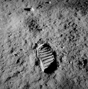 Footprint Apollo 11, @NASA