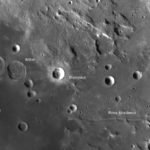 Der junge Krater Dionysius mit seinem einzigartigen Strahlensystem, © 2019 by W. Paech+F. Hofmann – Camäleon Observatory, Namibia