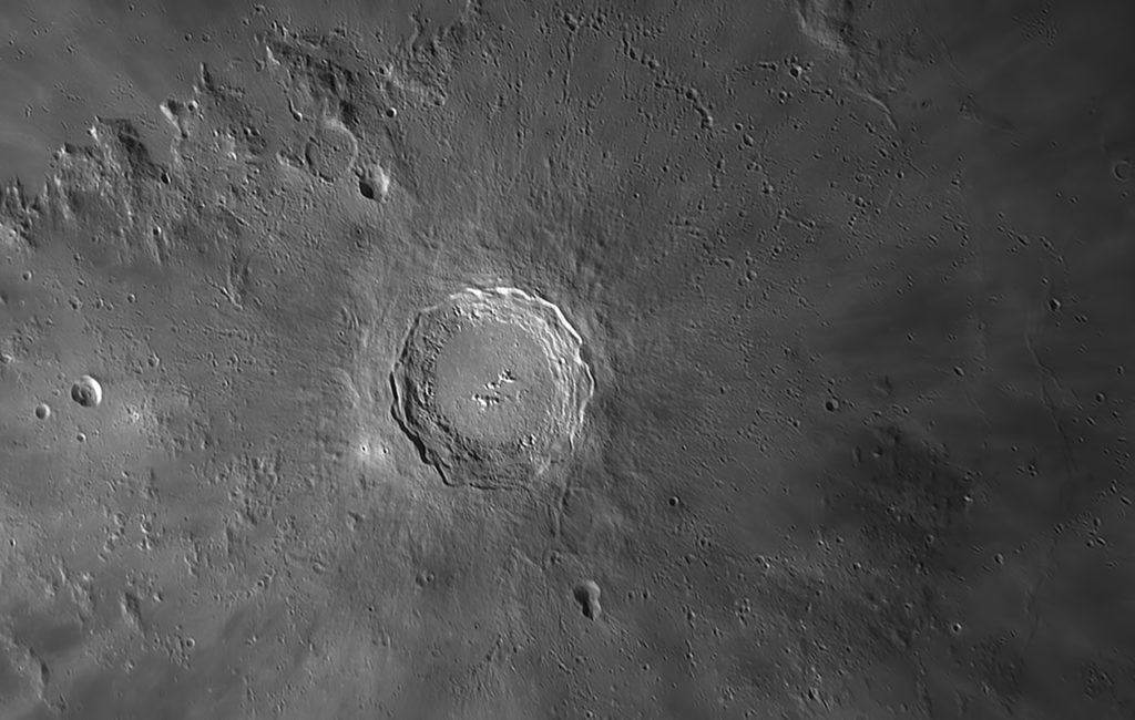 Mond: Copernicus aufgenommen mit Celestron C14 Edge HD - Daniel Koehn