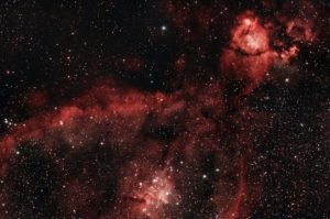 Teil des Herznebels , L-Filter 167 x 60 s Gesamt: 167 min