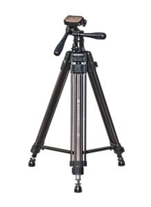 Astro & Nature Stativ, Aluminium-Doppelrohrstativ mit Fluid-Neiger und Schnellwechselplatte