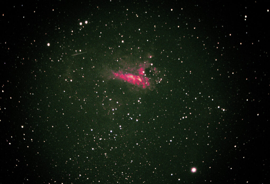 M 17 Omega Nebel aufgenommen mit Celestron C 8 EVO XLT - Lothar Brodtmann