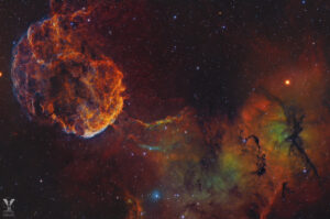 IC 443 - Quallennebel aufgenommen mit Celestron RASA 11" - Yannick Akar