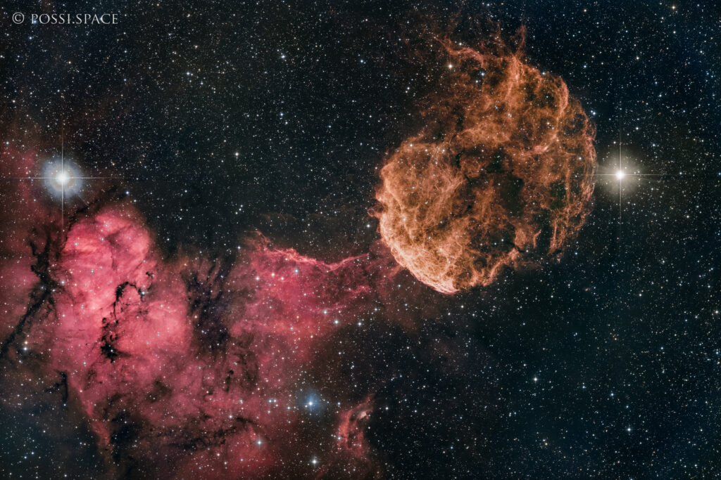 IC443 The Jellyfish Nebula aufgenommen mit Celestron RASA 36 - Claus Possberg