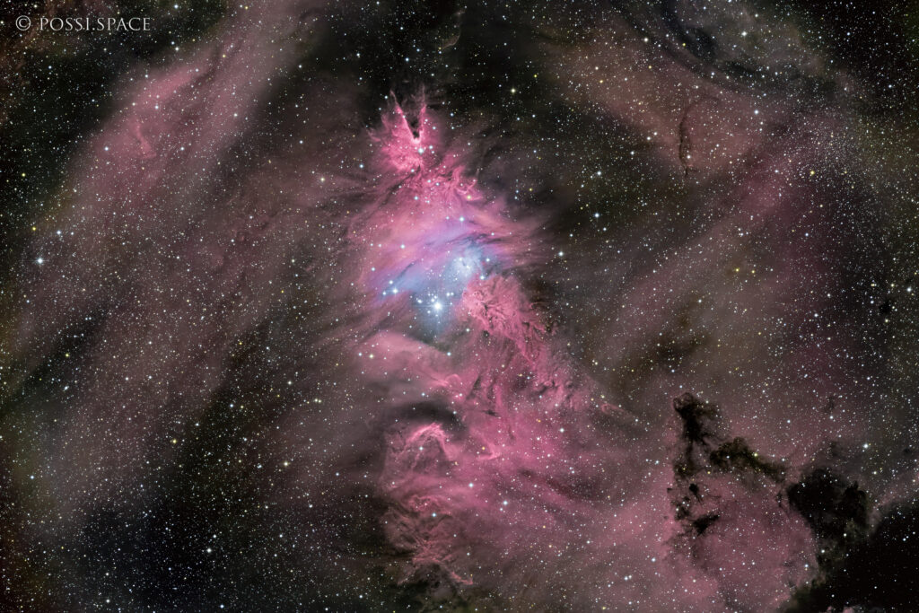 SH2-273 Cone Nebula Region aufgenommen mit Celestron RASA 36 - Claus Possberg