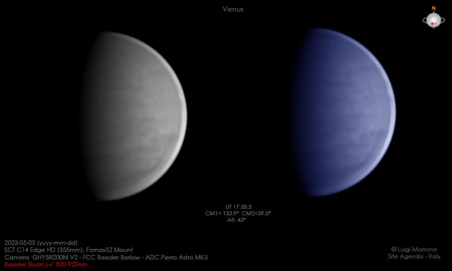 Venus aufgenommen mit Celestron 14" EdgeHD - Luigi Morrone