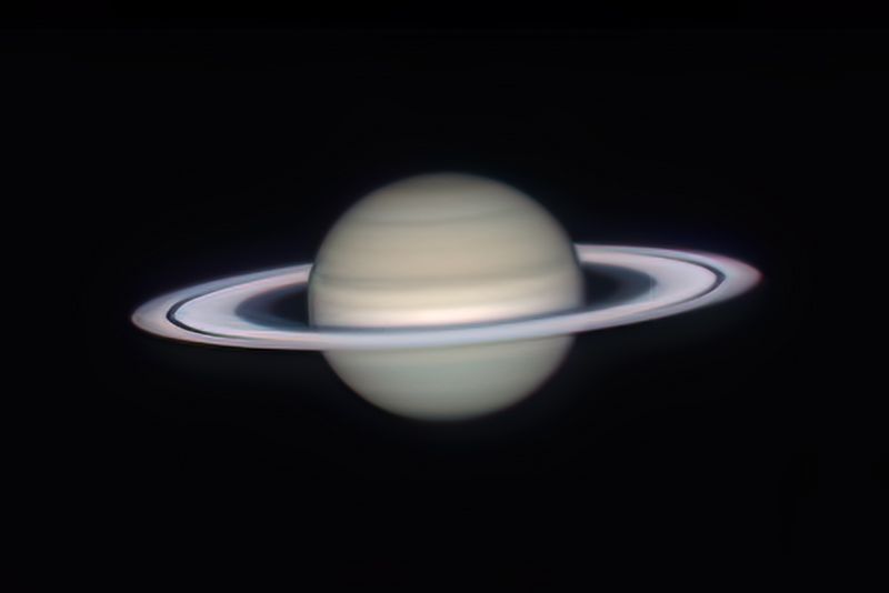 Saturn kurz vor der Opposition 2023 aufgenommen mit C14 Edge HD - Michael Schmidt