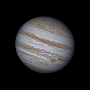 Jupiter am 17. September 2023 aufgenommen mit Celestron C14 EDGE HD - Astro Tafelberg