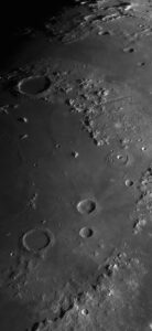 Detailreiches Panorama vom Sinus Iridum aufgenommen mit Celestron C14 Edge HD - Astro Tafelberg