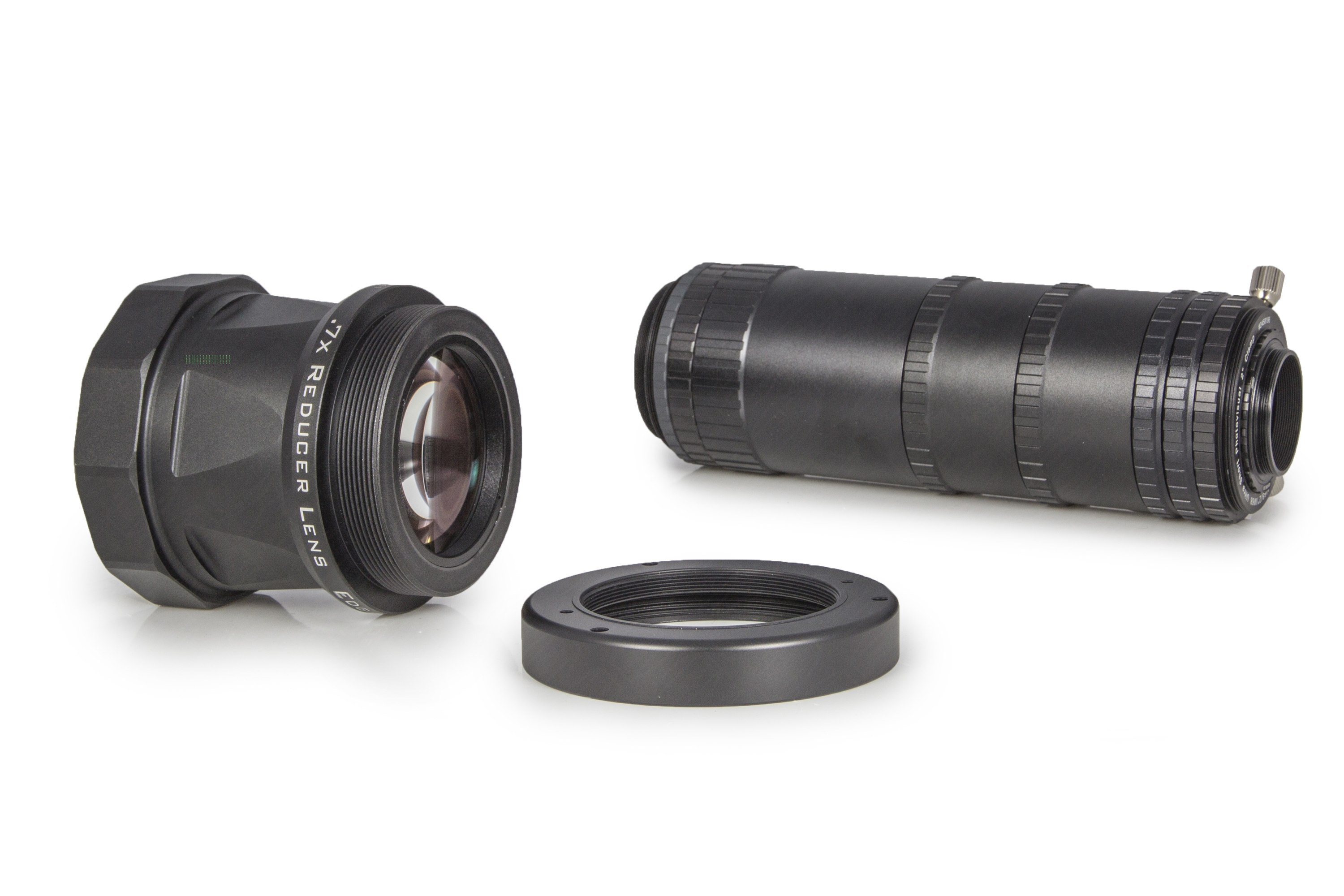 Anwendungsbild: Adaption des M68-Telekompendiums an einem Celestron 0.7x Reducer mit Hilfe eines Baader Reduzierstück 3,3" auf M68i #2458217