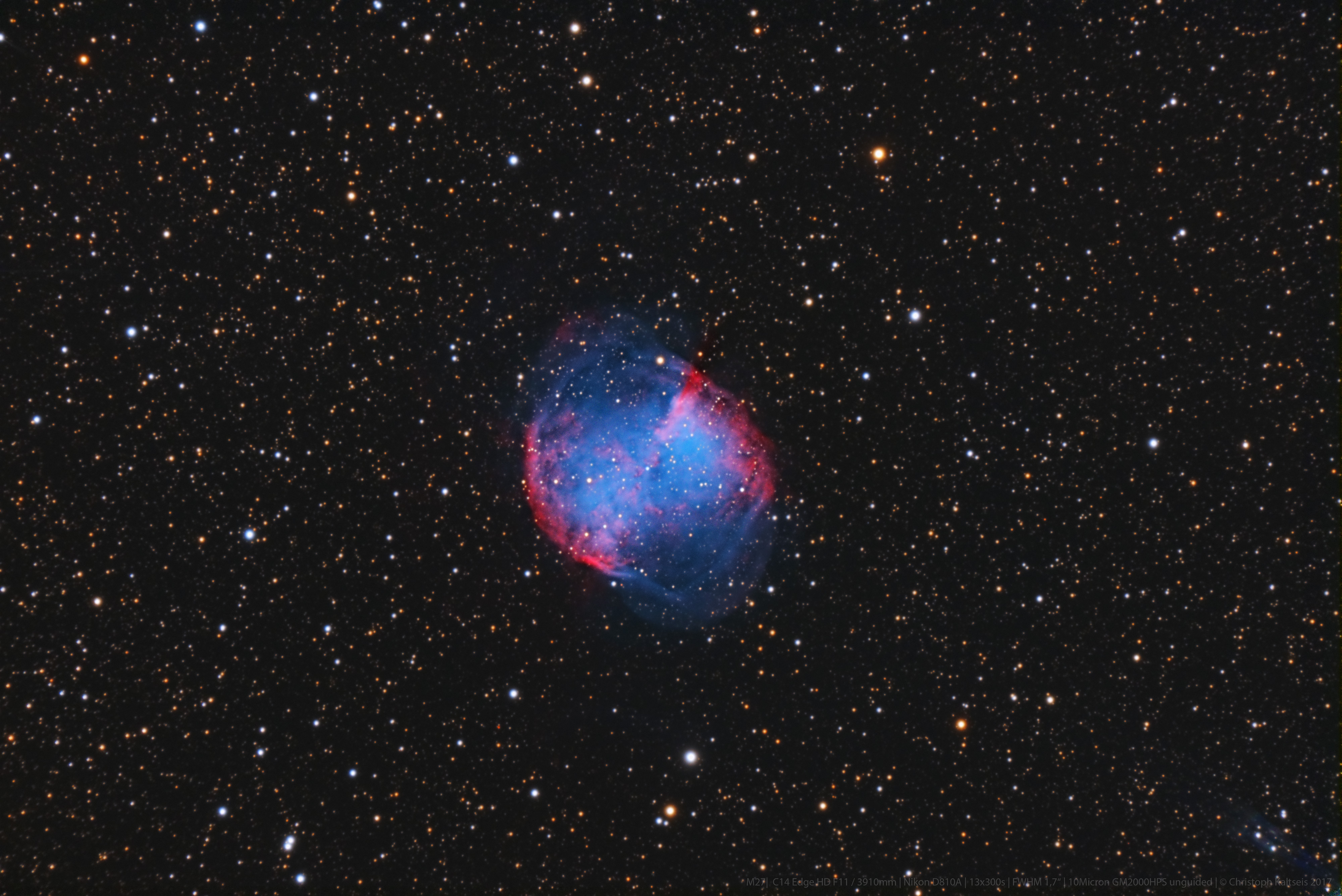 Anwendung: M27 mit C14 EdgeHD