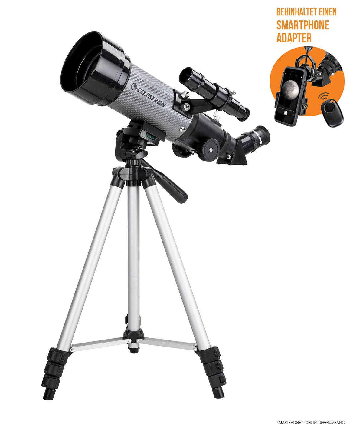 Celestron TravelScope 70 DX inkl. SmartPhone Adapter