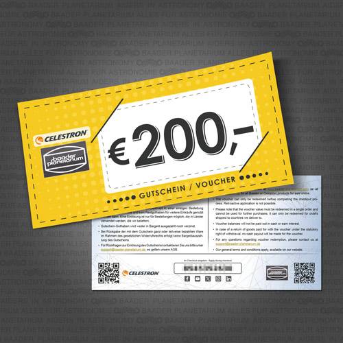 200 Euro Gutschein für Baader / Celestron