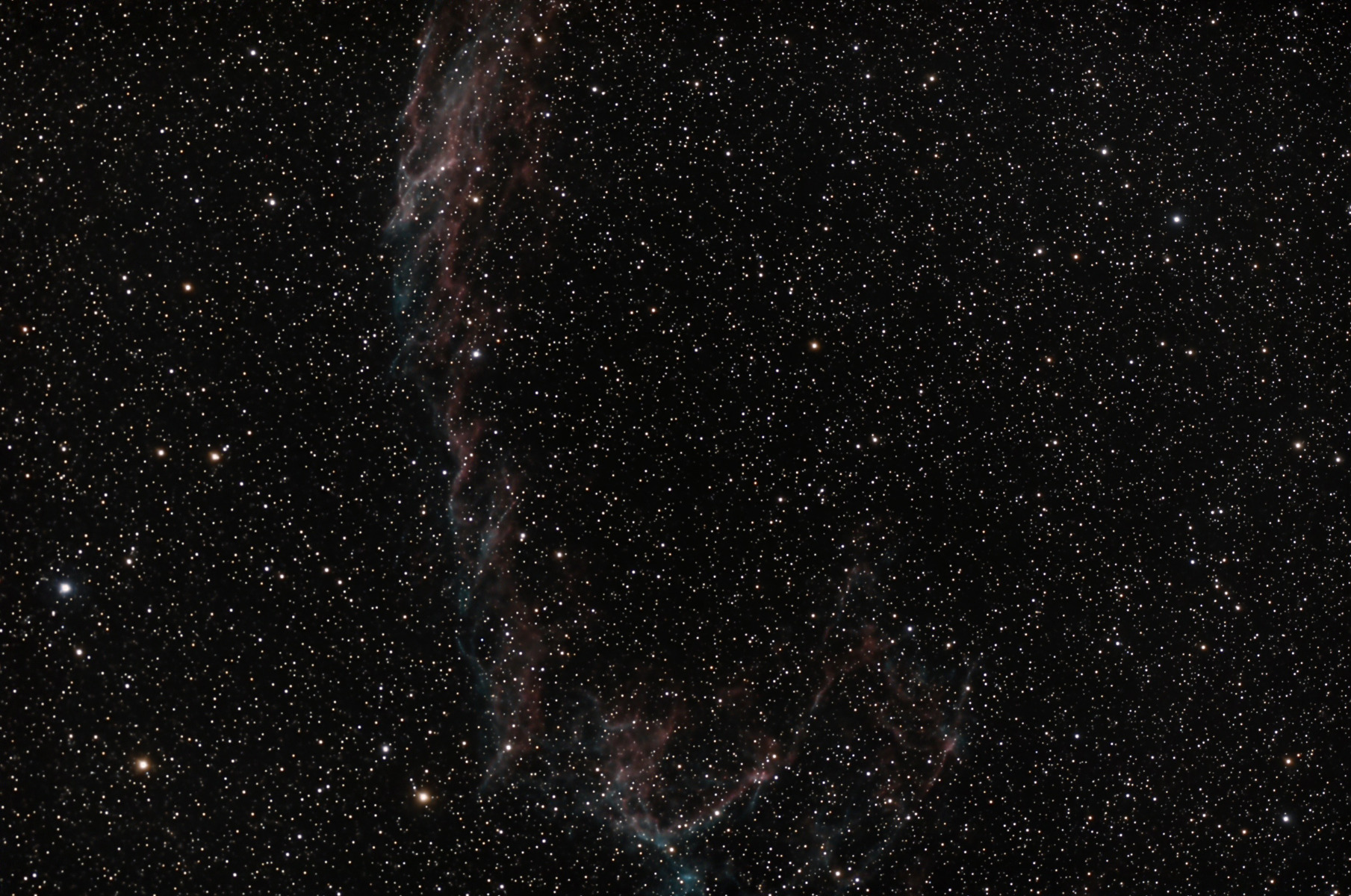 Eastern Veil Nebula, 20min, unverändert